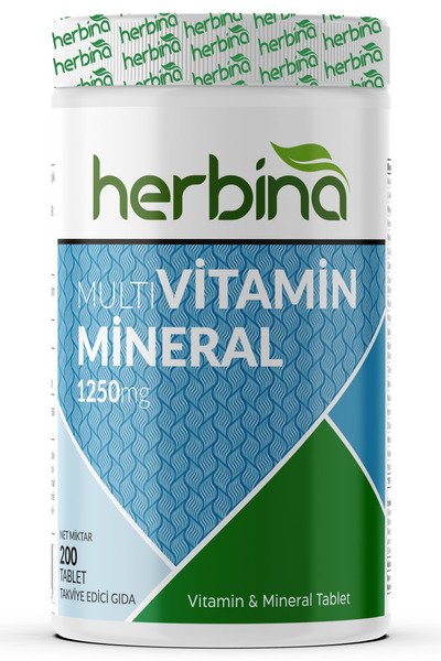 Herbina Multivitamin Mineral 200 Tablet 1250 mg