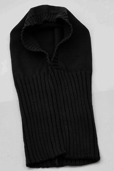 Berren Women's Knitwear Balaclava - Black Beret Neck Collar Snow Mask