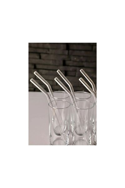Lider MAGNESİA Magnesi̇A Glass Ecli̇Mli̇ Pi̇Pet Transparent 6Pcs 20cm