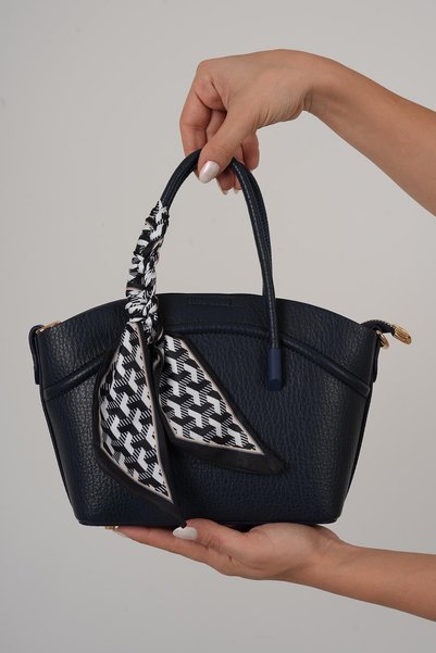 MORCA Navy Blue Kriste Bell Women's Handbag - 26592