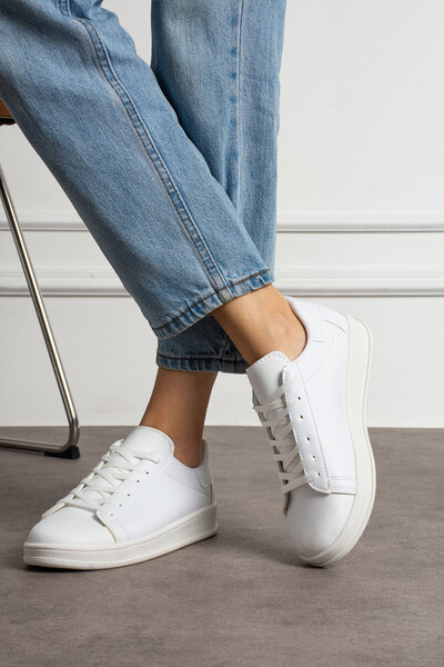 eformoda by emre yılmaz Air22 Model White Women's Sneakers