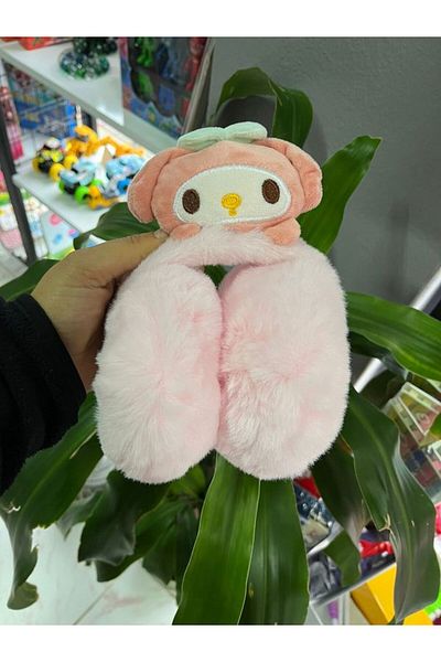 EyER Shoping Cinnamoroll Kuromi Plush Folding Headset