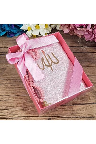 İkranur Kadife Kaplı Yasin Kitabı (CEP BOY), Kokulu Tesbih, Asetat Kutulu (12...