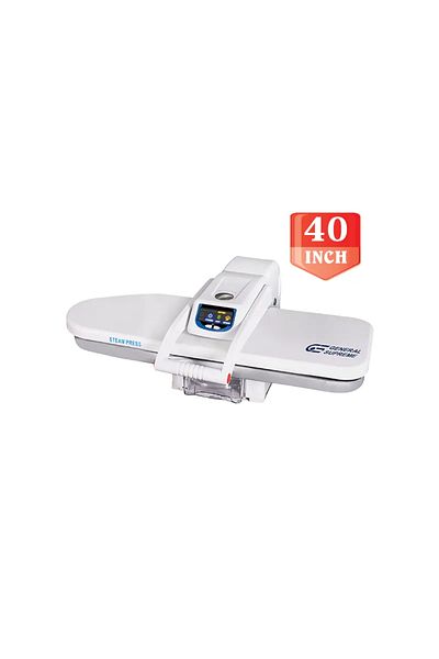 General Supreme Press Steam Iron, 40 Inch, with Stand, 2200 Watt, White