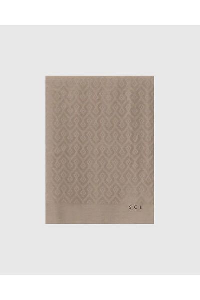 SCL Γυναικείο σάλι με σχέδιο Mink 10002401911005