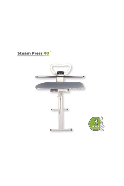 Platinum مكواة ضغط SP-7110-w، 40 بوصة، تحكم إلكتروني، مع حامل إضافي، 2200 واط - أبيض