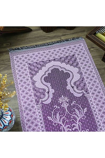 İkranur Prayer Rug Super Glitter Broker Purple 68x110 Cm - 170 gr