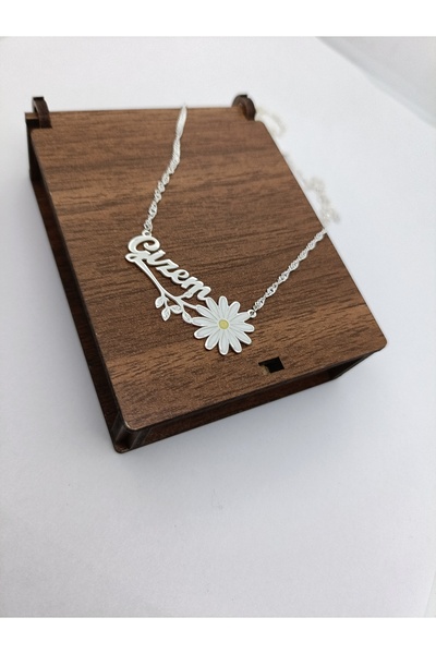 Tasarım İsimli Papatya 925 Ayar Gümüş
