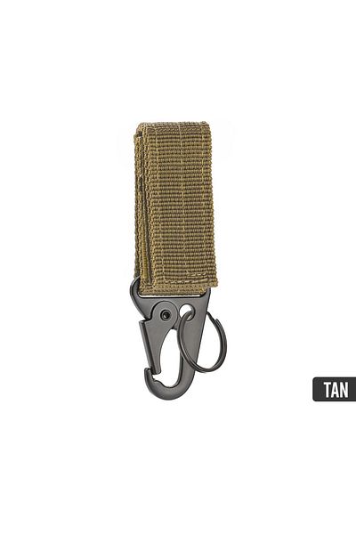 Choice Tan Carabiner High Strength Nylon Key Hook Molle Webbing Buckle Hanging System Belt Buckle Hanging C