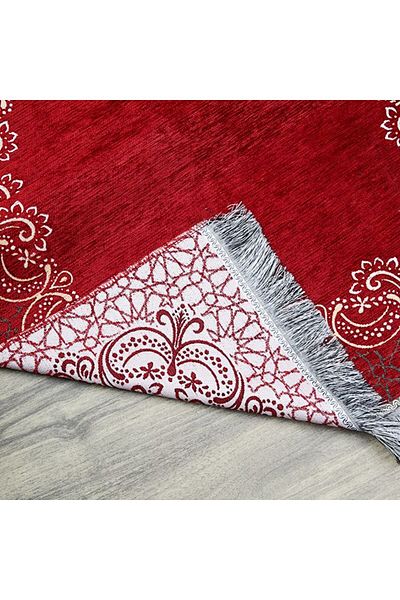 İkranur Seccade Munis Claret Red 65X115 cm - 320 Gr