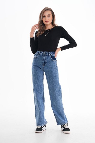 ŞİMAL Women's High Waist Wide Leg Loose, Salas Palazzo Jeans