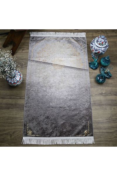 İkranur Dowry Prayer Mat Feyruz Mink 65x115 Cm - 320 gr