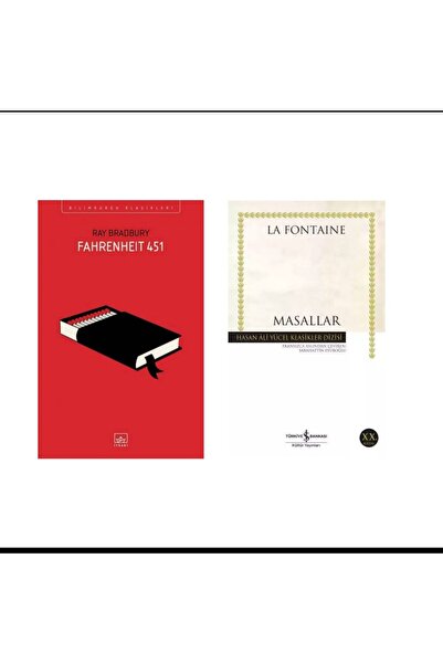 İthaki Yayınları Fahrenheit 451 - Ray Bradbury - Masallar - Jean de la Fontaine