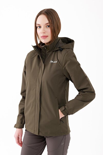 2AS Дамски дъждобран Tinker III, цвят каки