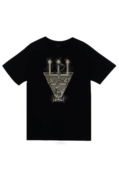 fame-stoned Μπλουζάκι Watain Printed Unisex 100% Cotton Μαύρο