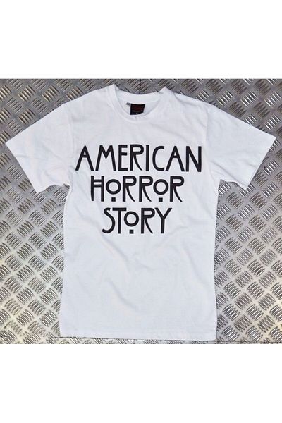 fame-stoned Μπλουζάκι Unisex White American Horror Story με στάμπα