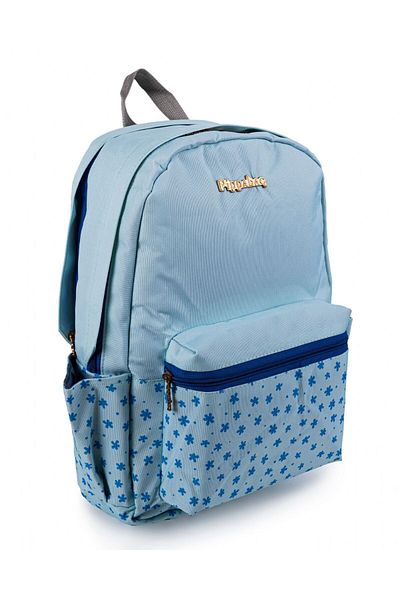 Pippa Poncik Turquoise Three Compartment School and Casual Backpack