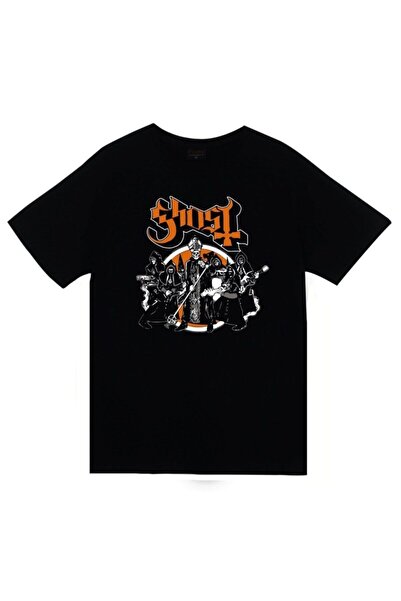 fame-stoned Ghost Štampano Unisex 100% pamuk Crna T-shirt