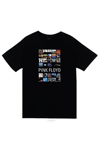 fame-stoned Pink Floyd Štampano Unisex 100% pamuk Crna T-shirt