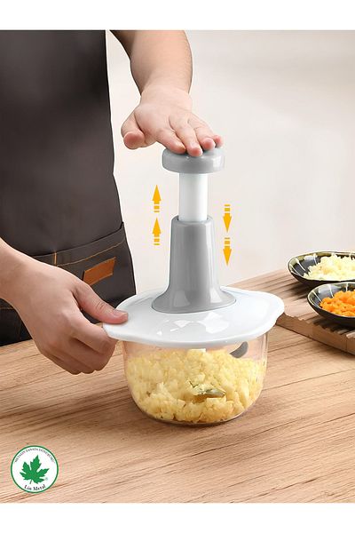linmetal 1500ml New Generation Chopper - Practical Hand Robot, Bass Cutting Xl, Large Hand Rondo