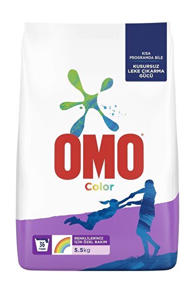 Omo Toz Çamaşır Deterjanı Active Fresh Renkliler İçin 5.5 KG