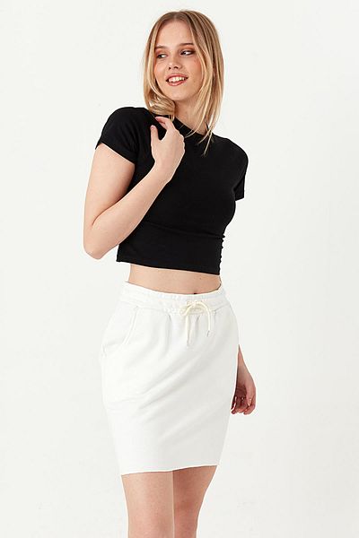 Select Moda Fusta mini de bază pentru femei