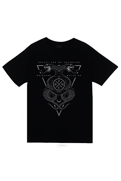 fame-stoned Bullet For My Valentine Štampano Unisex 100% pamuk Crna T-shirt