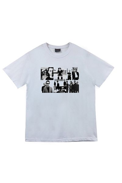 fame-stoned Λευκό μπλουζάκι Depeche Mode Printed Unisex 100% βαμβάκι