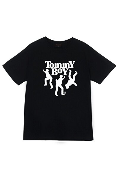 fame-stoned Unisex crni Tommy Boy Štampano T-shirt