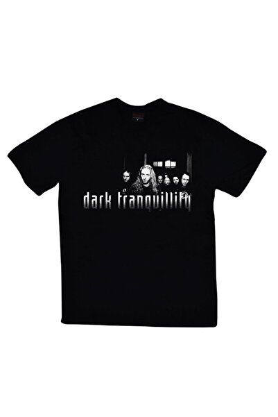 fame-stoned Dark Tranquillity Štampano Unisex 100% pamuk Crna T-shirt