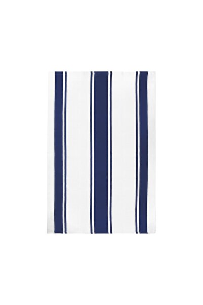 Mukitchen منشفة مخططة بالوافل - أزرق حبري