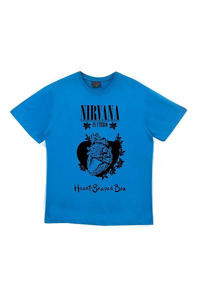 fame-stoned Μπλουζάκι Nirvana Printed Unisex 100% βαμβάκι