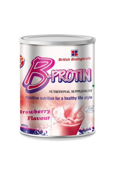 British Biologicals B-Protin Strawberry 400G