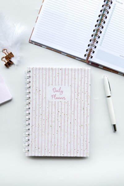 Martius Art مخطط يومي حلزوني مقاس A5، مخطط يومي، مخطط إنجليزي، دفتر مخطط بالل...