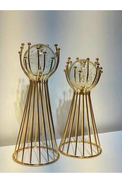 GZNDEKOR 2'Li Olimpiyat Küre Set 27cm 30cm