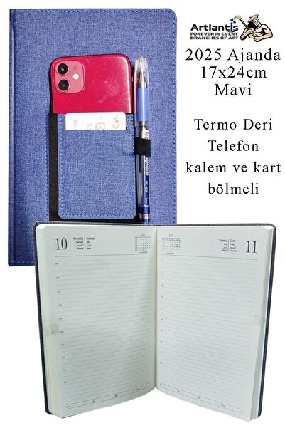 Artlantis Agenda 2025 Copertă termoizolantă 1 bucată 17x24 cm Agenda 2025 Age...