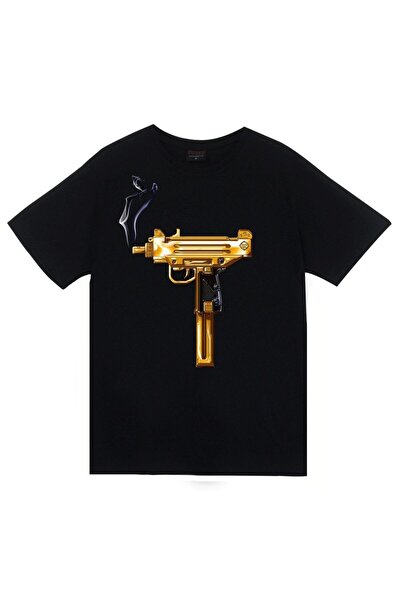 fame-stoned Uzi Štampano T-shirt