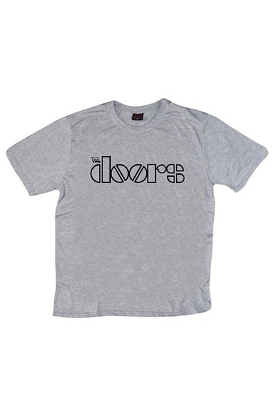 fame-stoned Μπλουζάκι Unisex Grey The Doors Printed