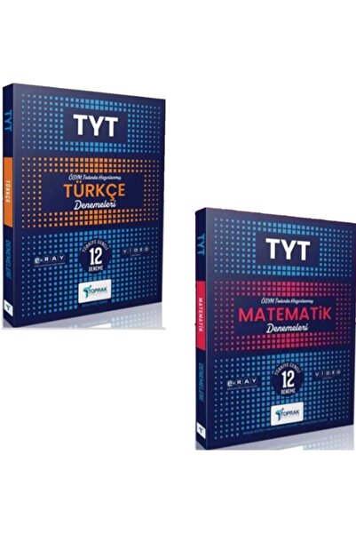Toprak Yayıncılık Toprak Yayınları TYT Türkçe ve TYT Matematik Branş deneme 2...