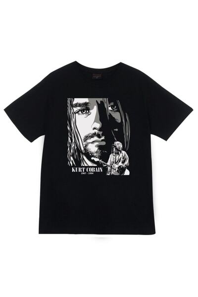 fame-stoned Muzički bend Nirvana, unisex majica sa printom, 100% pamuk, crna