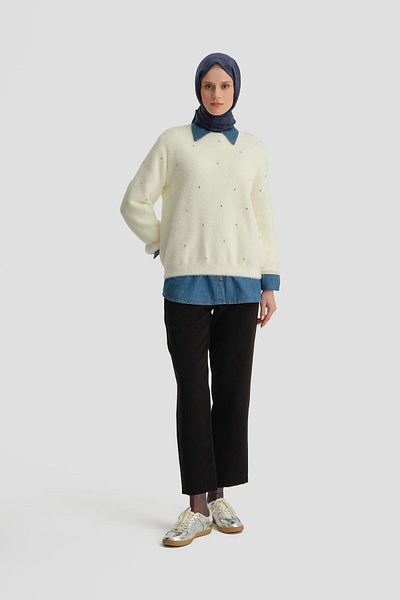 Armine Black Trousers - Model 24y2029