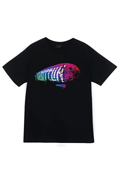 fame-stoned Led Zeppelin Štampano Unisex 100% pamuk Crna T-shirt