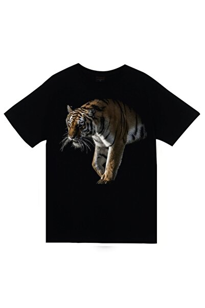 fame-stoned Lav, životinja Štampano unisex 100% pamuk crna T-shirt