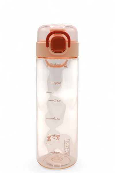 M&B WATER BOTTLE زجاجة مياه بقشة سعة 680 مل - زجاجة مياه معلقة