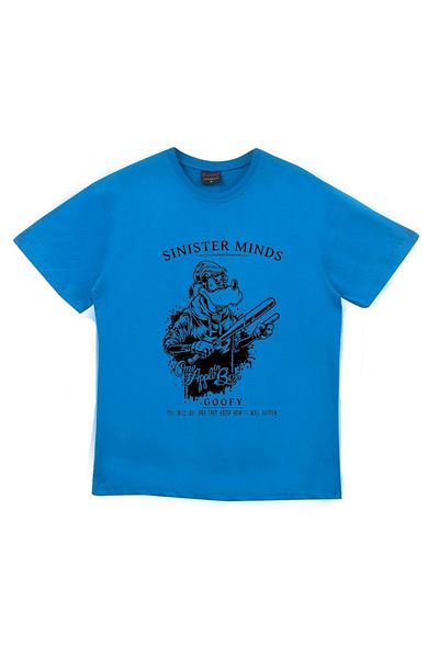 fame-stoned Μπλουζάκι Unisex Blue Goofy Printed