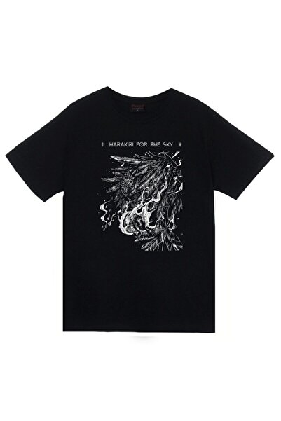 fame-stoned Unisex crni harakiri za Sky Arson Štampano T-shirt
