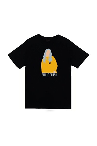 fame-stoned Billie Eilish majica sa printom, unisex, 100% pamuk, crna