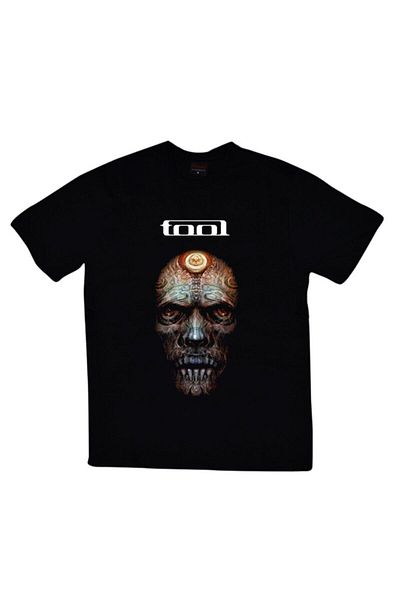 fame-stoned Εργαλείο τυπωμένο Unisex 100% βαμβακερό μαύρο μπλουζάκι