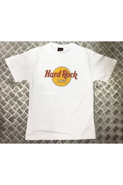 fame-stoned Μπλουζάκι Hard Rock Printed Unisex 100% βαμβακερό λευκό