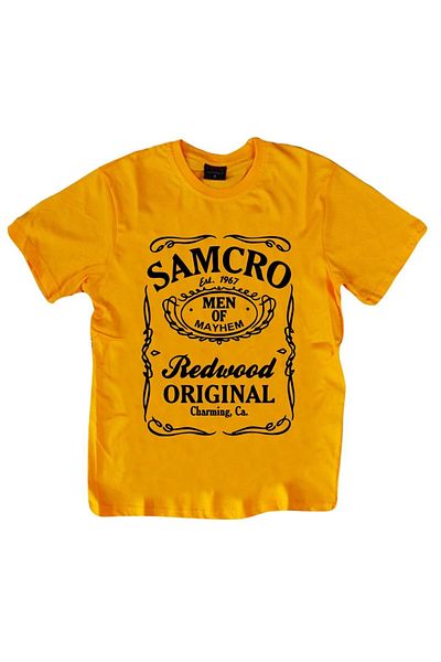 fame-stoned Тениска с щампа Samcro